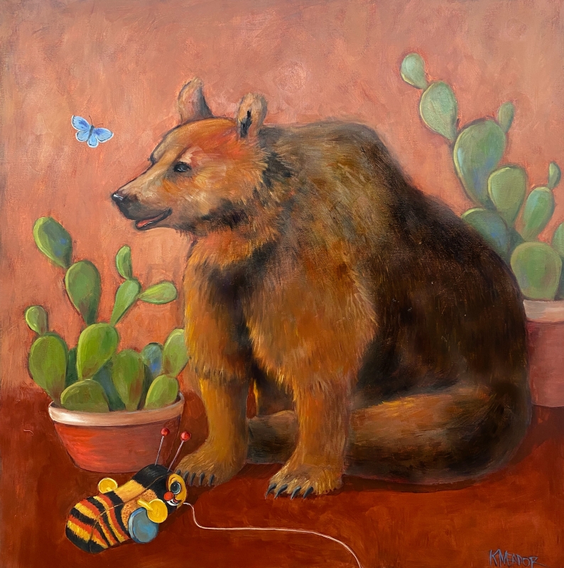 Prickly Bear by artist Kathleen Meador